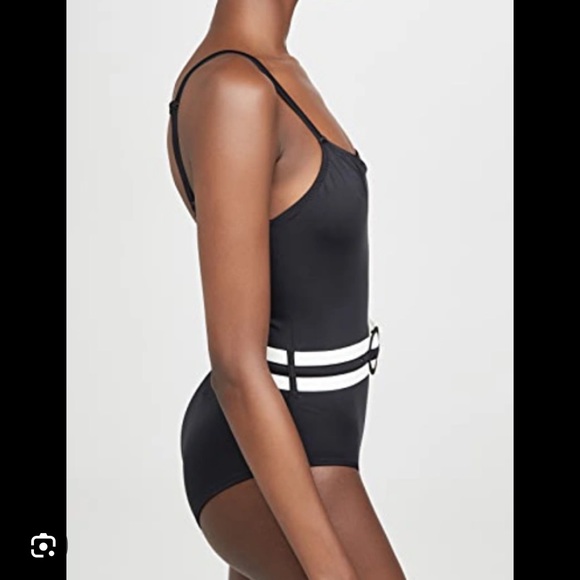 NWT ANTHRO SOLID & STRIPED the Nina belted black size XS - Picture 11 of 16